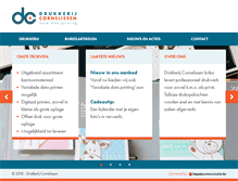 Tablet Screenshot of drukkerijcornelissen.be